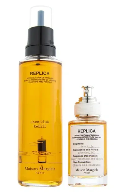 Maison Margiela Replica Jazz Club Eau De Toilette & Refill 2-piece Set $245 Value In No Color