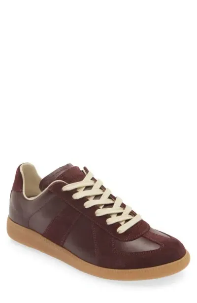 Maison Margiela Replica Panelled Sneakers In Red