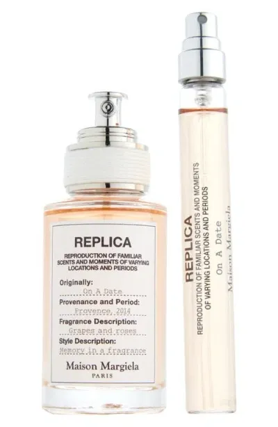 Maison Margiela Replica On A Date Eau De Toilette 2-piece Set $120 Value In No Color