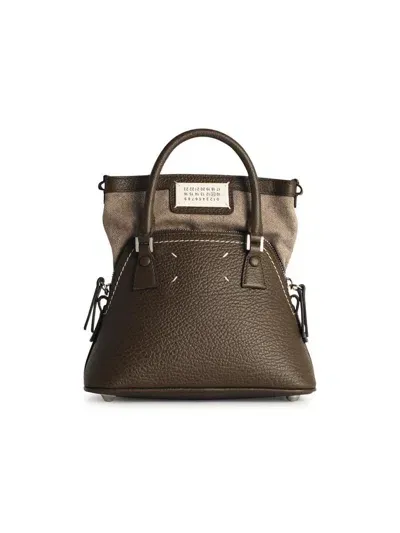 Maison Margiela Sac Brown Leather Bag