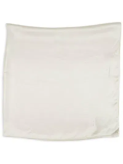 Maison Margiela Silk Satin "white" Scarf