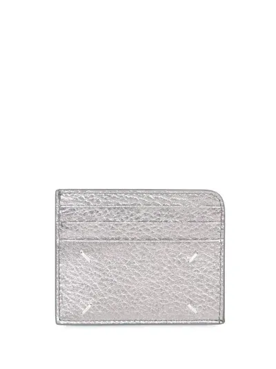 Maison Margiela Silver Slim Gap Card Holder In Metallic