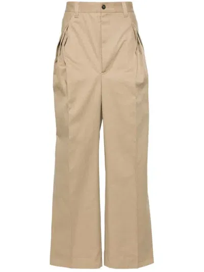 Maison Margiela Skater Chinos In Beige