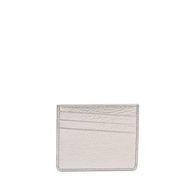 Maison Margiela Small Leather Goods In Silver