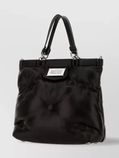 Maison Margiela Glam Slam Shopping Medium In Black