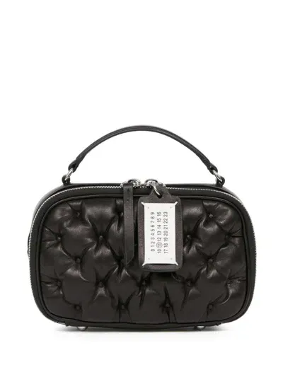 Maison Margiela Smooth Leather Glam Slam Belt Bag In Black