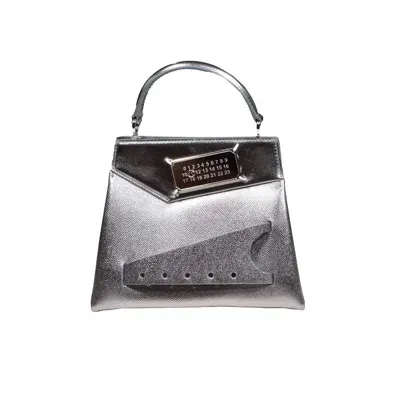 Maison Margiela Snatched Small Handbag In Grey