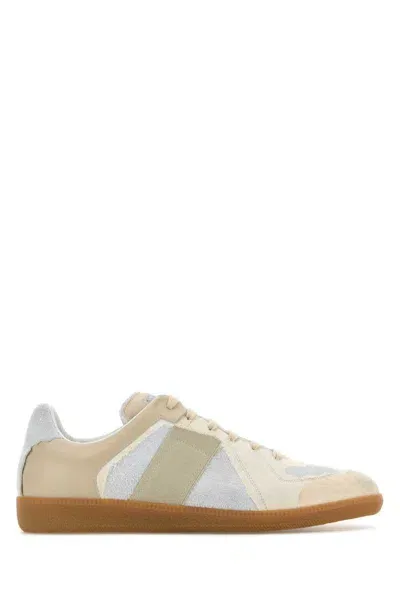 Maison Margiela Replica Inside Out Sneakers White In Beige