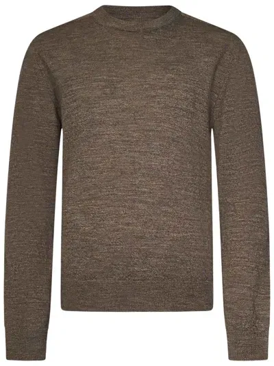 Maison Margiela Sweater In Brown