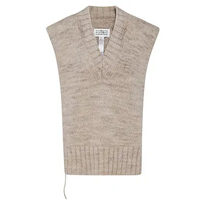 Maison Margiela Sweaters In Brown