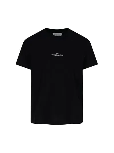 Maison Margiela T-shirts And Polos In Black