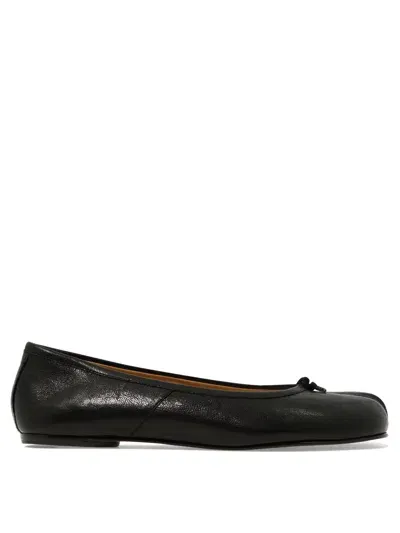 Maison Margiela "tabi" Ballet Flats In Black