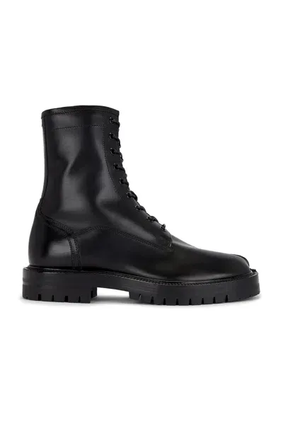 Maison Margiela Tabi County Combat Boot In Black