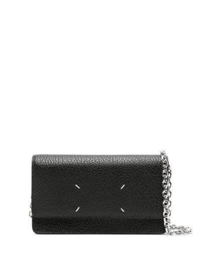 Maison Margiela Wallet On Chain Medium In Black.