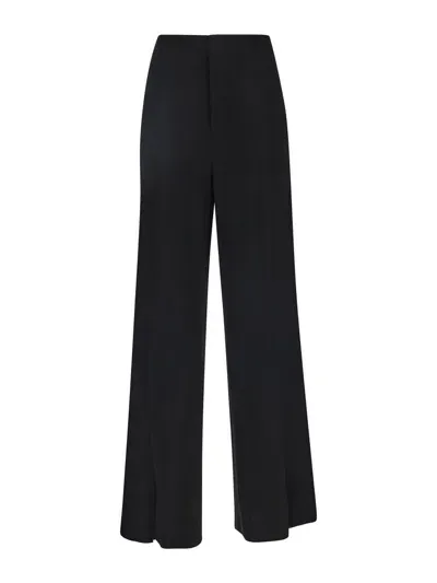 Maison Margiela Wide-leg Trousers In Nero