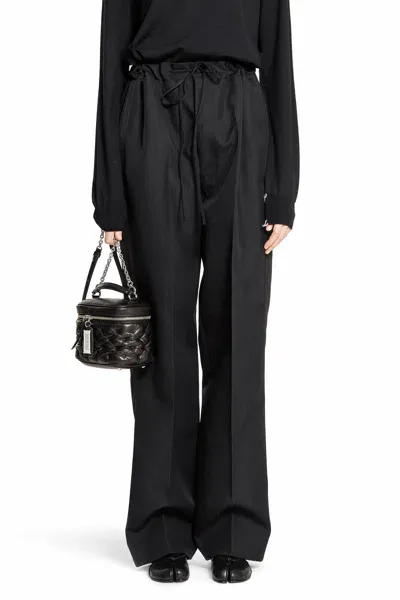 Maison Margiela Woman Black Trousers