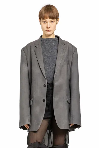 Maison Margiela Woman Grey Blazers