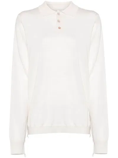 Maison Margiela Wool Shirt In White