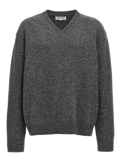 Maison Margiela Wool Sweater In Grey