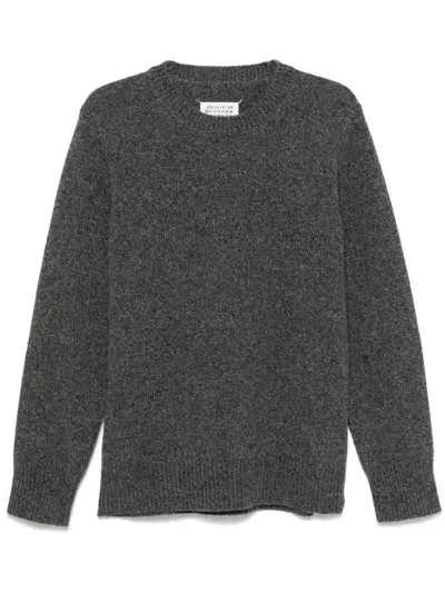 Maison Margiela Wool Sweater In Grey