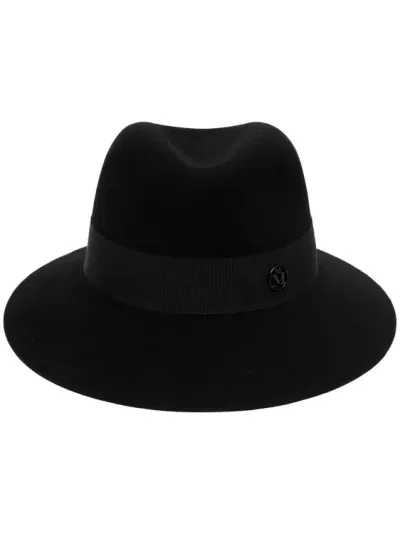 Maison Michel Black Wool Hat