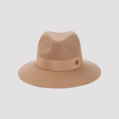 Maison Michel Henrietta Hat In Brown