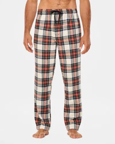 Majestic Men's Cotton Flannel Lounge Pants In Pumpkin Spice