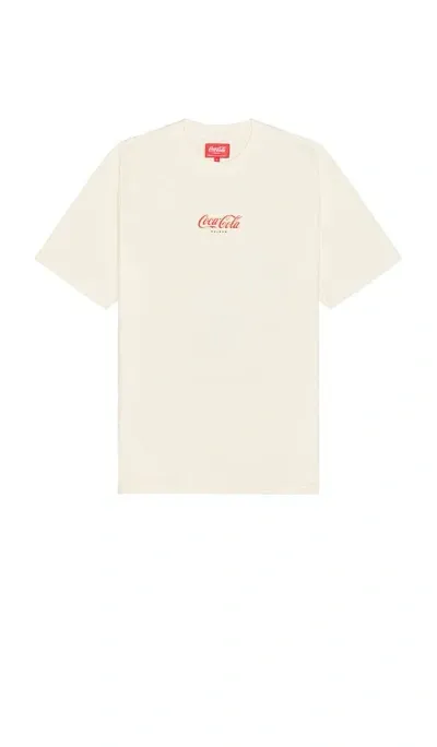 Malbon Golf X Coca Cola Special Delivery Tee In Cream