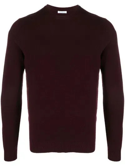 Malo Bordeaux Virgin Wool Jumper In Burgundy