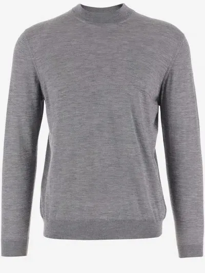 Malo Cashmere And Silk Pullover In Grey