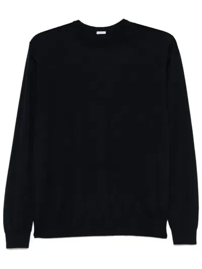 Malo Crew-neck Sweater In Blue