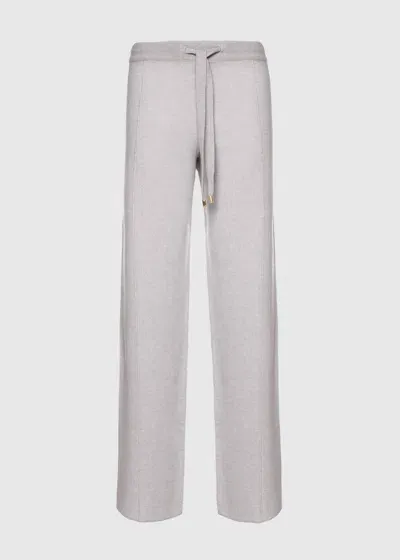 Malo Pantalone In Cashmere In White