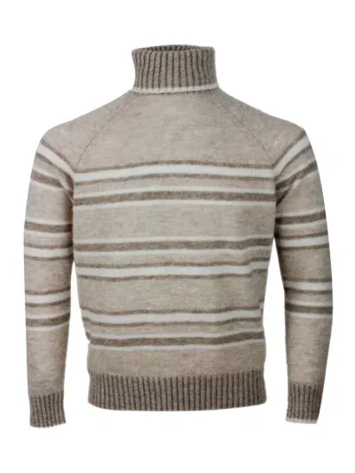 Malo Sweaters In Beige