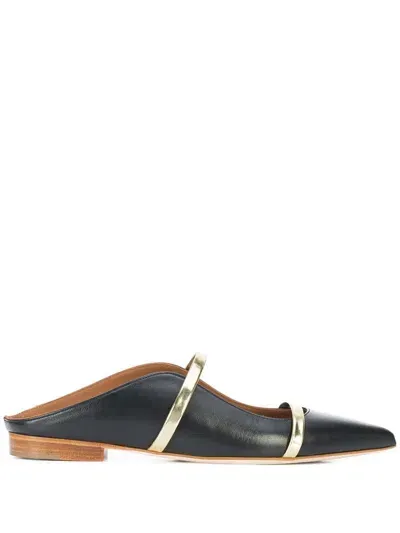 Malone Souliers Sandals In Black Nude