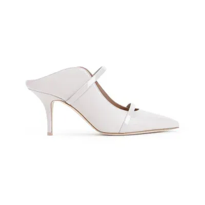 Malone Souliers Maureen 70 Nappa Leather Pumps In White