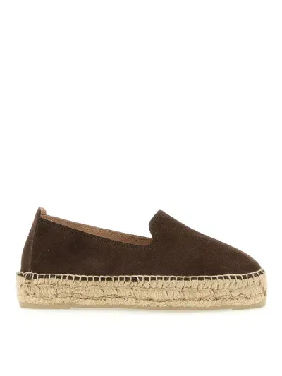 Manebi Double Sun Espadrilles In Brown