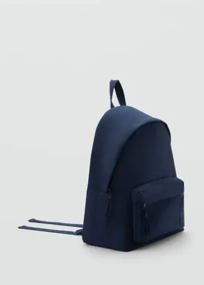 Mango Backpack G- Dark Navy In Bleu Marine Foncé