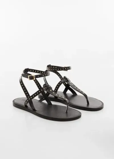 Mango Kids' Sandales In Noir