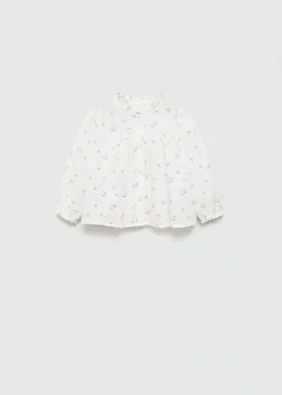 Mango Babies' Blouse In Blanc