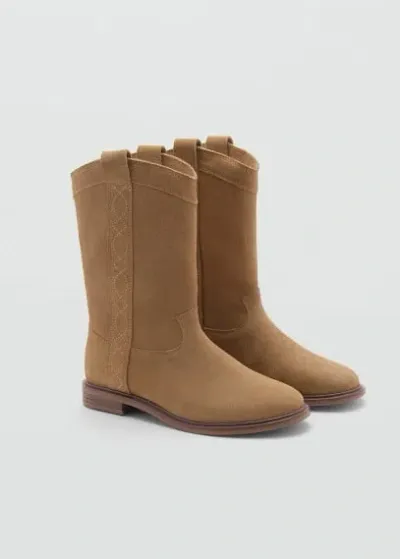 Mango Kids' Boots Sand