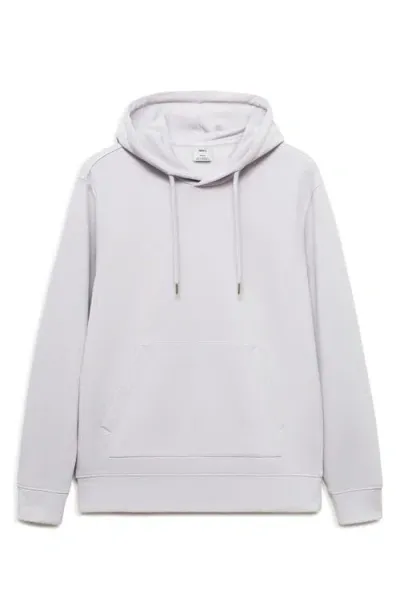 Mango Cotton Hoodie In Lilac