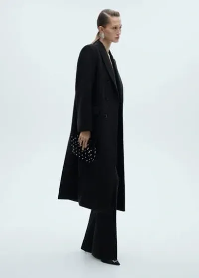 Mango Coat Black