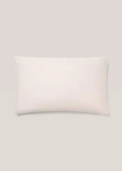 Mango Home 180 Thread Count Cotton Pillowcase 50x75cm Beige In White