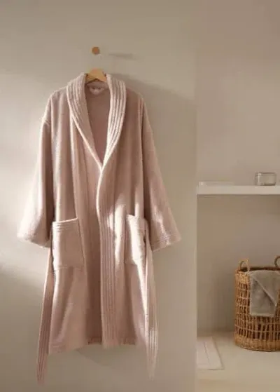 Mango Home Bathrobe Pale Pink