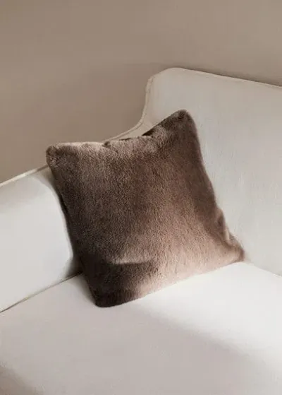 Mango Home Cushion Case Brown