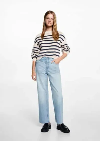 Mango Kids' Jeans In Bleu Moyen