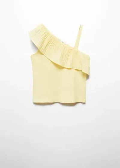 Mango Kids' T-shirt In Jaune