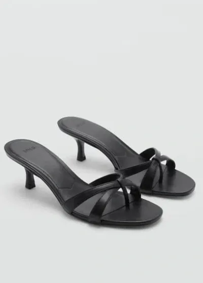 Mango Sandals Black