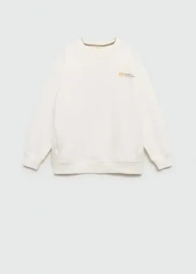 Mango Sweat In Blanc Cassé