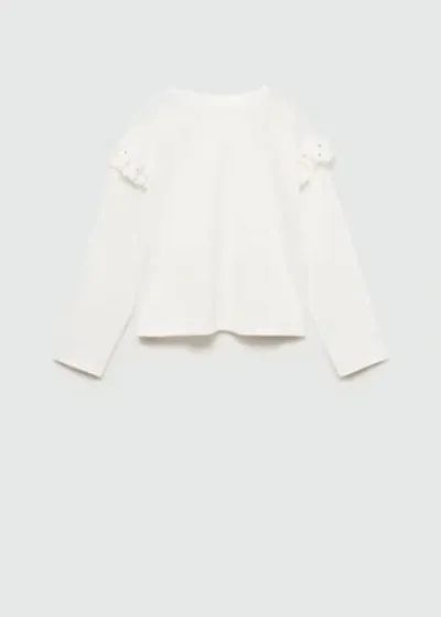 Mango Kids' T-shirt Off White